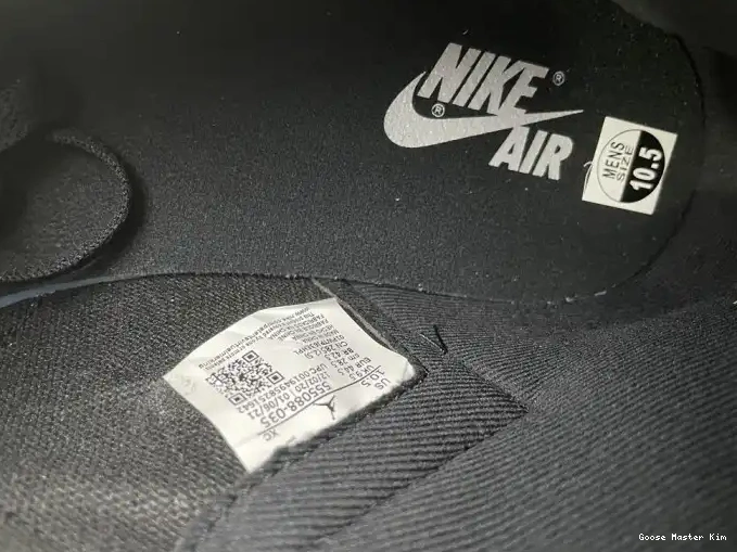 White Light 1 Grey Jordan Smoke Black 555088-035 High Retro Air 0518